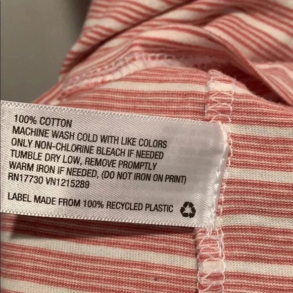 Goodfellow & Co Cotton T-Shirt Striped Short Sleeve Men’s Large NWT - Picture 5 of 6